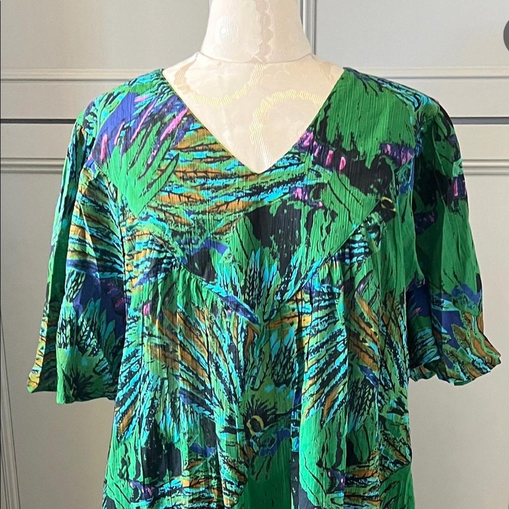 TRIBAL PATTERN HOUSE DRESS